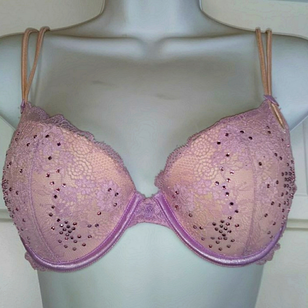 Victoria's Secret Sexy Little Things Bra 36B With Rhinestones